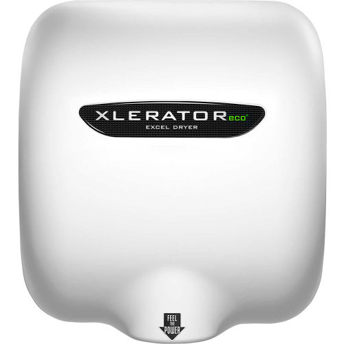 XleratorEco® Hand Dryer, White Thermoset Fiberglass 110-120V - XL-BW-ECO-110-120