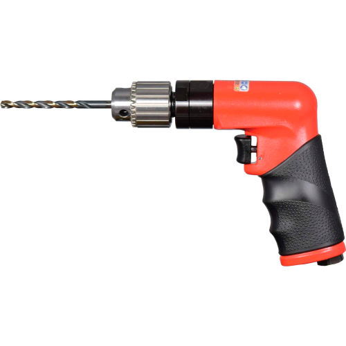 Sioux Tools Compact Drill Pistol 0.4Hp Non-Reversing 2600 RPM 1/4&quot; Chuck