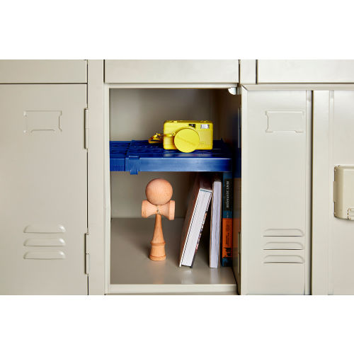 LockerMate AdjustAShelf School Locker Shelf, Blue