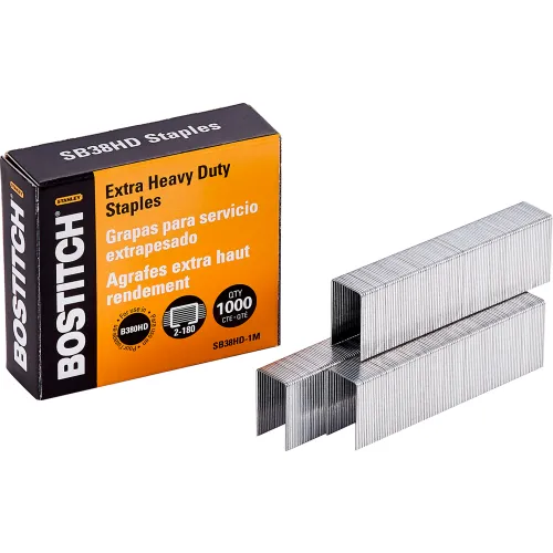 Bostitch SB38HD Heavy Duty Staples (for B380HD), 1000/Pack