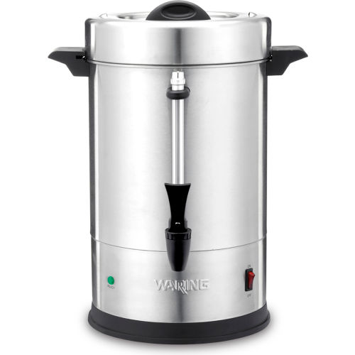 Waring Commercial 55 Cup Coffee Urn, 120V, 1500W, Stainless Steel