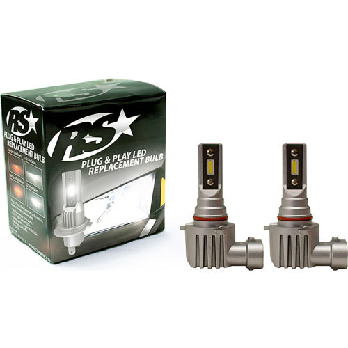 Race Sport 9005 PNP Series Plug N Play Super LUX LED Replacement Bulbs, 1,900 LUX Max Output