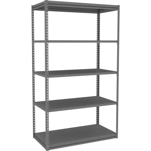 Tennsco Z-Line 5 Shelf, Industrial Boltless Shelving, Starter, 48 