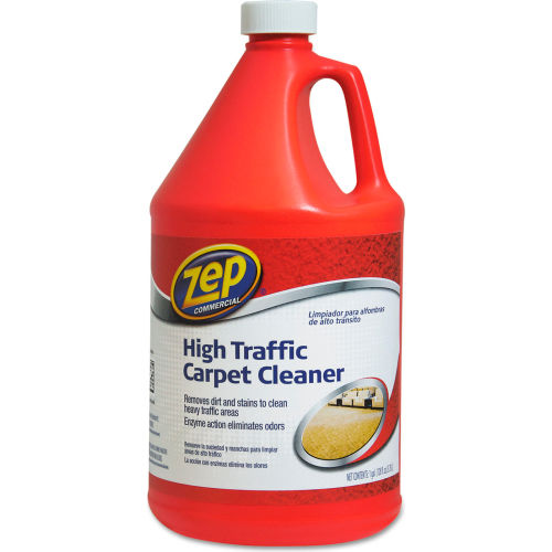 Zep&#174; Commercial High Traffic Carpet Cleaner, 128 oz Bottle - ZUHTC128EA