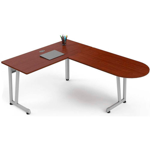 linea italia l shaped office desk