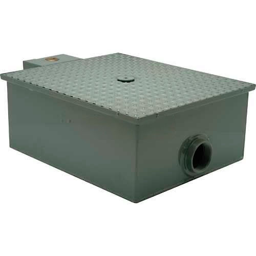 Zurn GT2701203NH Low Profile Grease Interceptor, 40 Lbs. Grease Capacity