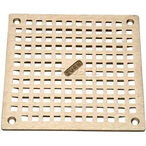 Square floor shop drain grate