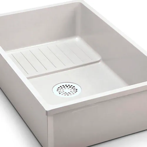 Zurn® Floor Mount Mop Service Basin with PVC Drain Assembly, 36