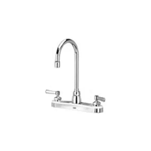 Zurn Kitchen Sink Faucet With 5-3/8" Gooseneck and Lever Handles - Lead Free