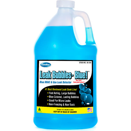 Leak Bubbles Leak Detector Blue 1 Gallon Pkg Qty 4