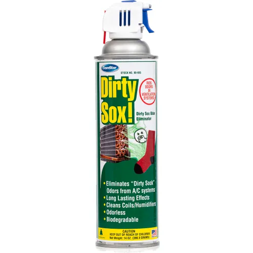 Dirty Sox™ Small A/C System Odor Neutralizer & Cleaner 20 Oz. - Pkg Qty 12