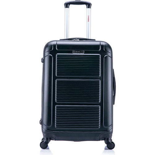InUSA Pilot Lightweight Hardside Luggage Spinner 24" Black