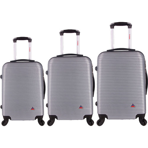 inusa royal 3pc lightweight hardside spinner luggage set