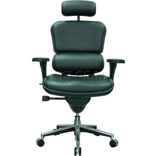 Eurotech Ergohuman Executive High Back Chair LE9ERG N Black Leather