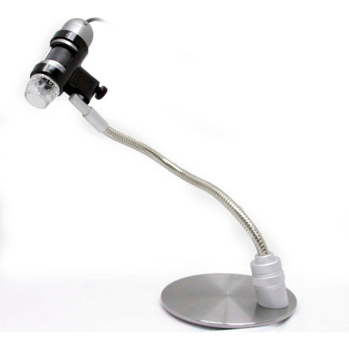 Dino-Lite Mount 360° Desktop Versatile Stand, Silver
