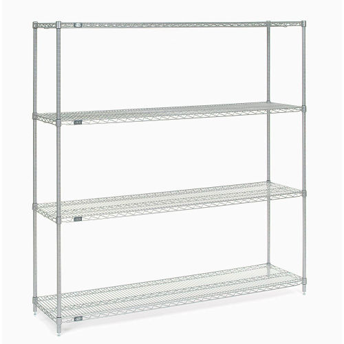 NEXEL STAINLESS STEEL WIRE SHELVING STARTER UNIT