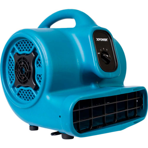 XPOWER Stackable Air Mover, 4 Positions 3 Speeds 1/4 HP - P-400