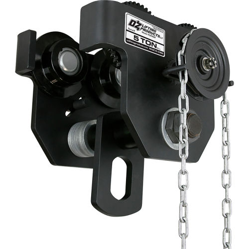 OZ Lifting Geared Beam Trolley, 5 Ton Capacity