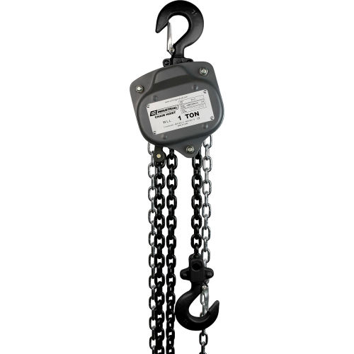 OZ Lifting Heavy Duty Economy Manual Chain Hoist, 1 Ton Capacity 10' Lift