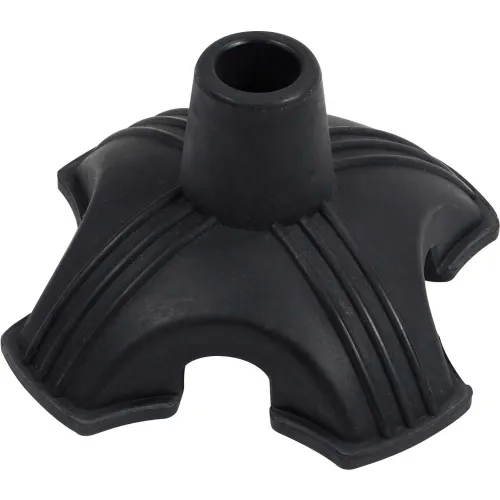 Drive Medical Quad Support Cane Tip, Black (Pack of 2)
