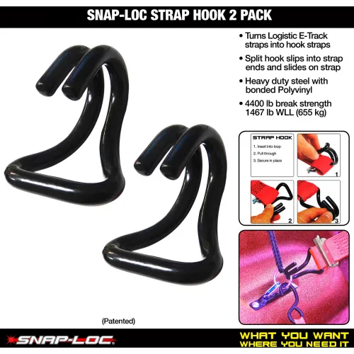 Snap-Loc® E-Track Snap Hook Carabiner, Pack of 10