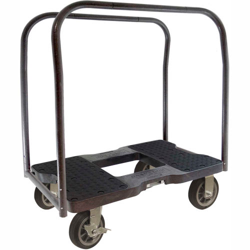 Snap-Loc™ All-Terrain Panel Cart Dolly SL1500PC6B - 6" Casters - 1500 Lb. Cap. - Black