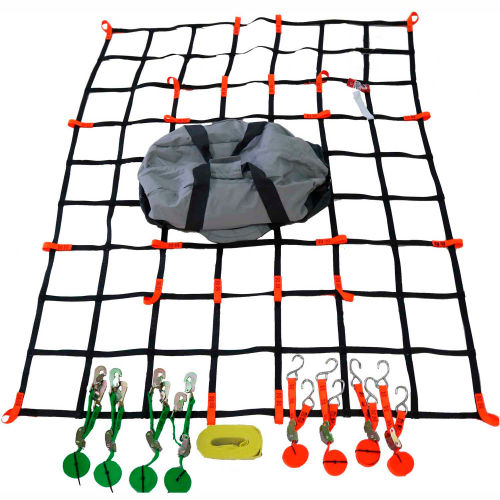 Ultimate Truck Cargo Net Tie Down Kit, 113" x 90" - UTDK-11390