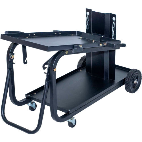 Metal Man® UWC2XL - Universal MIG Cart w/ Handle-