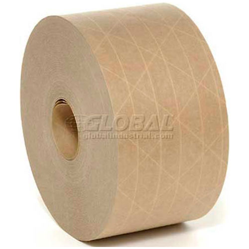 Holland Hi Tech Reinforced Water Activated Tape 3" x 375' 5 Mil Tan