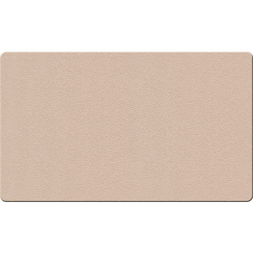 Ghent® Fabric Bulletin Board with Wrapped Edge, 46-1/2"W x 36"H, Beige