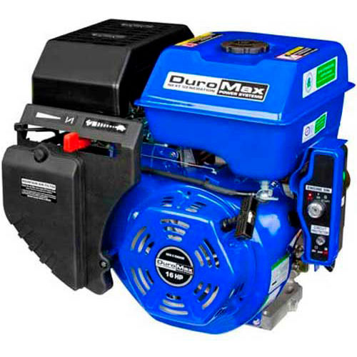 DuroMax XP16HPE Recoil/Electric Start Engine, 16HP, 1" Horizontal Shaft